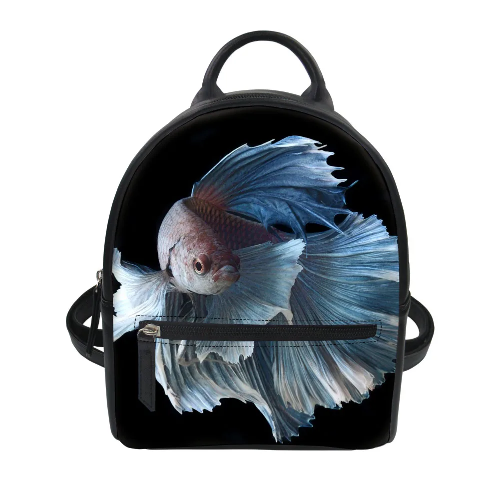 Personality High Quality Black Fish Women's Backpack Teenage Girls Bagpack for Travel Small Leather Shoulder Bookbags
Personality High Quality Black Fish Women's Backpack Teenage Girls Bagpack for Travel Small Leather Shoulder Bookbags