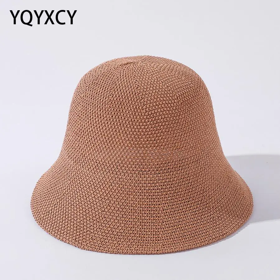 YQYXCY Bucket Hat Women Knitting Breathable Sunshade Summer Hat Female Korean Fisherman Cap Vintage Solid Color
YQYXCY Bucket Hat Women Knitting Breathable Sunshade Summer Hat Female Korean Fisherman Cap Vintage Solid Color