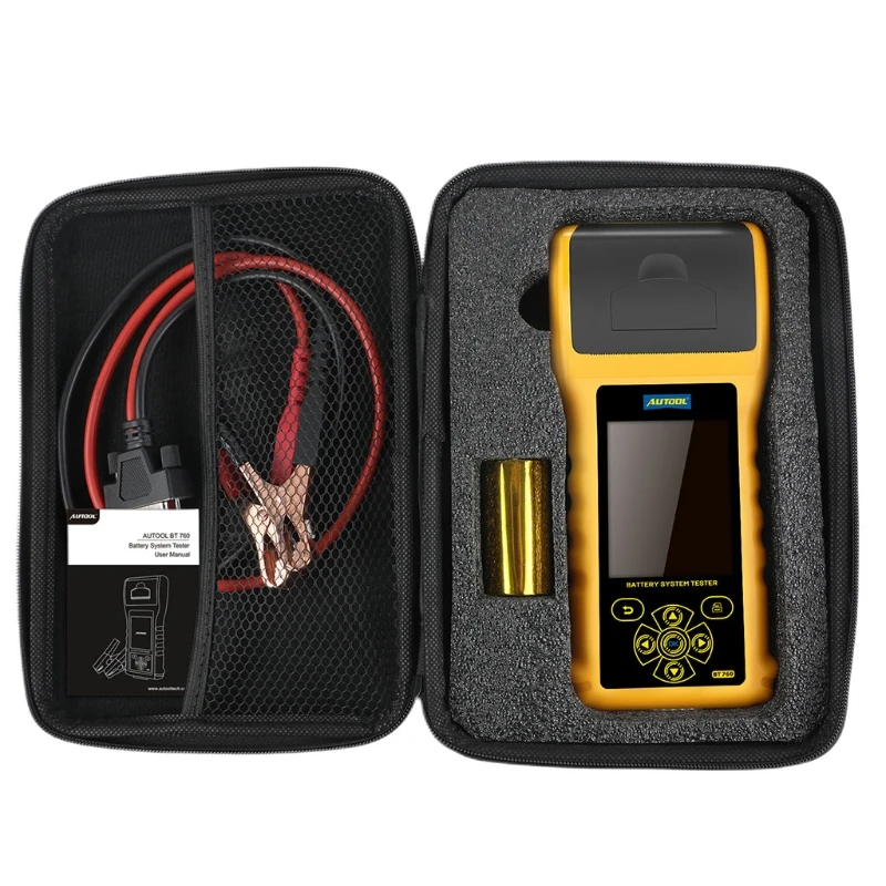 P82B 12V Car Battery Tester with Printer Car Charger Diagnostic Tool for Testing Car Battery Charging System
P82B 12V Car Battery Tester with Printer Car Charger Diagnostic Tool for Testing Car Battery Charging System