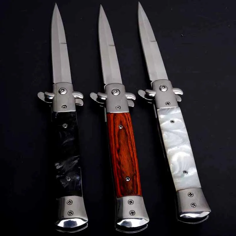 Tactical Damascus Military Folding Knife High Hardness Blade Knifes Wood Handle 440C Steel Outdoor Survival Knife EDC Tools
Tactical Damascus Military Folding Knife High Hardness Blade Knifes Wood Handle 440C Steel Outdoor Survival Knife EDC Tools