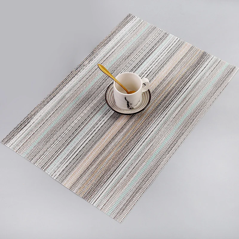 PVC Rainbow Oil Water Resistant Non-slip Kitchen Placemat Coaster Insulation Pad Dish Coffee Cup Table Mat Home Decor 51069
PVC Rainbow Oil Water Resistant Non-slip Kitchen Placemat Coaster Insulation Pad Dish Coffee Cup Table Mat Home Decor 51069