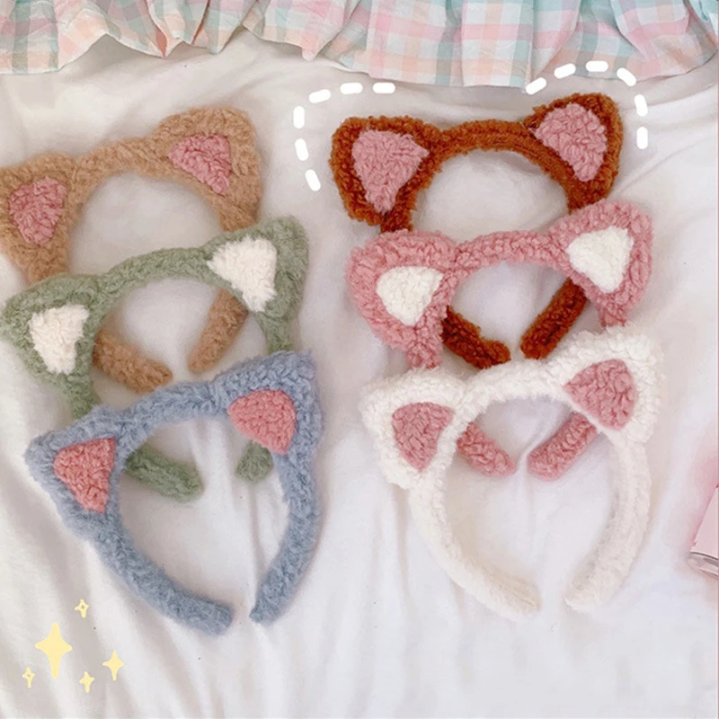 Korea Simple Hairbands Soft Cute Cat Ears Face Wash Makeup Mask Facial Hair Tie Plush Headband Sweet Hair Accessories
Korea Simple Hairbands Soft Cute Cat Ears Face Wash Makeup Mask Facial Hair Tie Plush Headband Sweet Hair Accessories