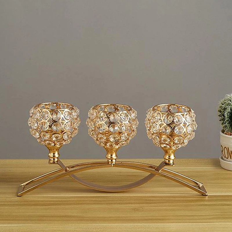 3 Arms Candelabras Crystal Arch Bridge Goblet Candle Holders Bowl Tealight stick
3 Arms Candelabras Crystal Arch Bridge Goblet Candle Holders Bowl Tealight stick