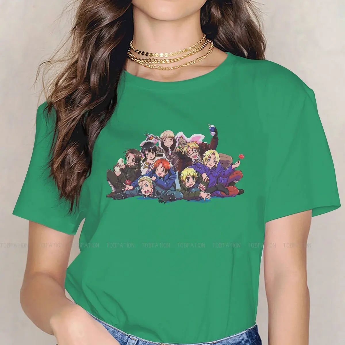 Cute O Neck TShirt Axis Powers Hetalia APH Anime Fabric Original T Shirt Girl New Design 4XL Hot Sale 
Cute O Neck TShirt Axis Powers Hetalia APH Anime Fabric Original T Shirt Girl New Design 4XL Hot Sale