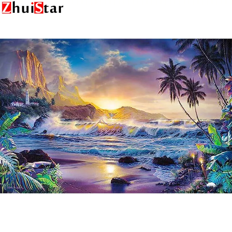 Diamond Embroidery Seaside Sunset Scenery 5D Diamond Painting Cross-stitch Square Rhinestone Mosaic Home Decor All Diamond ZWQ
Diamond Embroidery Seaside Sunset Scenery 5D Diamond Painting Cross-stitch Square Rhinestone Mosaic Home Decor All Diamond ZWQ