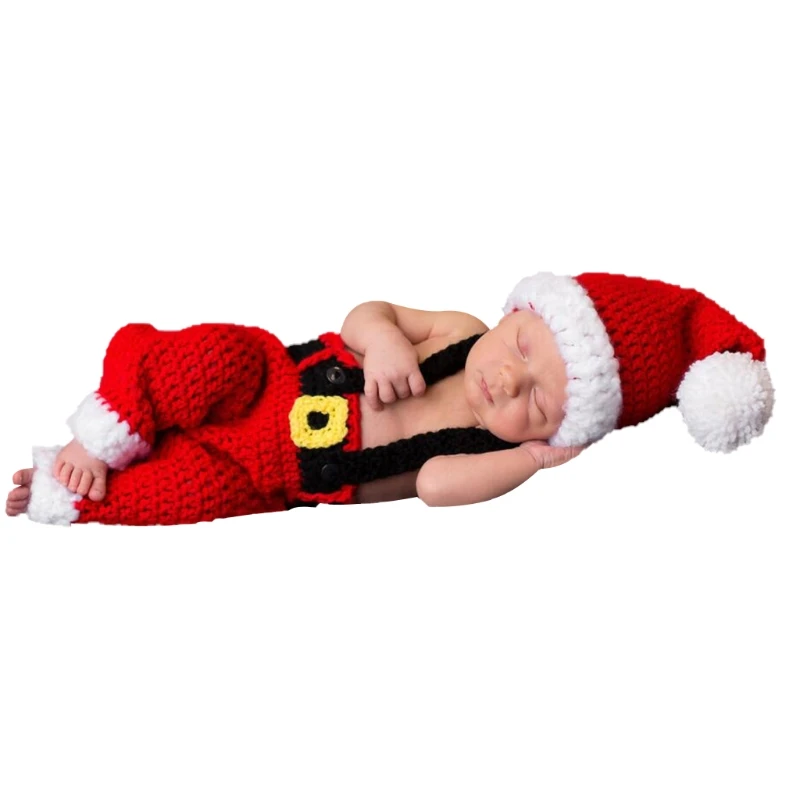 Santa Claus Red Hat Pants Christmas Baby Photography Props Outfits for Newborn H055
Santa Claus Red Hat Pants Christmas Baby Photography Props Outfits for Newborn H055