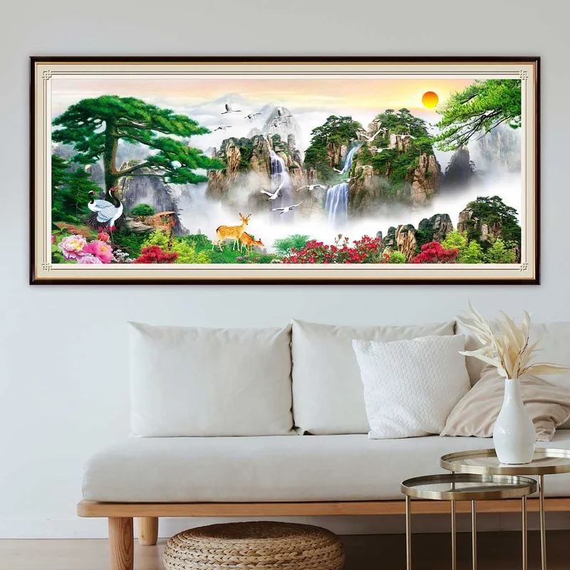 Diamond Embroidery Mountain Tree Full Drill Kit Rising Sun Diamond Painting Cross Stitch Rhinestone Picture Christmas Decoration
Diamond Embroidery Mountain Tree Full Drill Kit Rising Sun Diamond Painting Cross Stitch Rhinestone Picture Christmas Decoration
