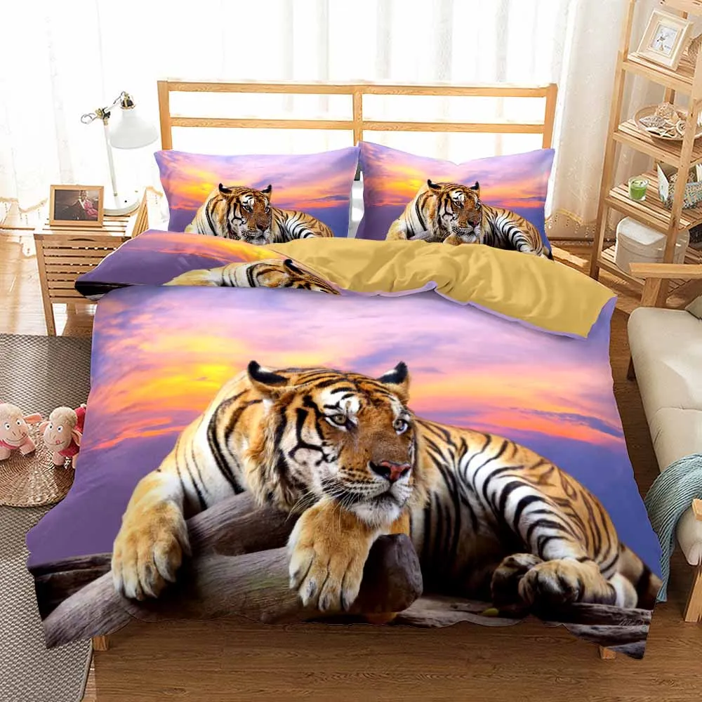 Tiger Bedding Set Wild Animal 3D Digital Duvet Cover Sets Figure Comforter Bed Linen Twin Queen King Single Size Dropshipping
Tiger Bedding Set Wild Animal 3D Digital Duvet Cover Sets Figure Comforter Bed Linen Twin Queen King Single Size Dropshipping