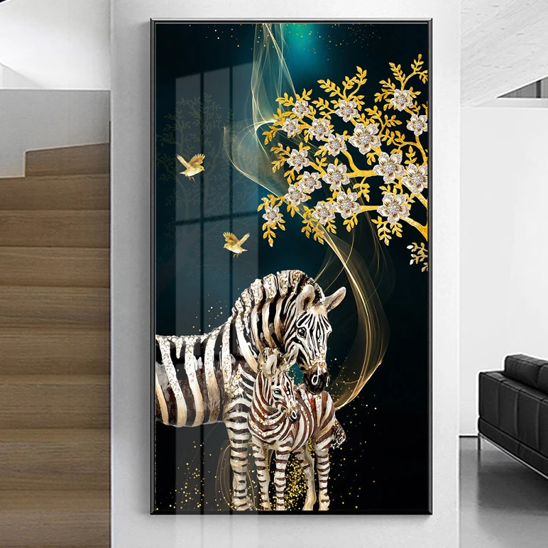 Golden Animal Art Two Gold Zebra Canvas Painting Wall Art Pictures for Living Room Modern Abstract Art Prints Decoration 5-57
Golden Animal Art Two Gold Zebra Canvas Painting Wall Art Pictures for Living Room Modern Abstract Art Prints Decoration 5-57