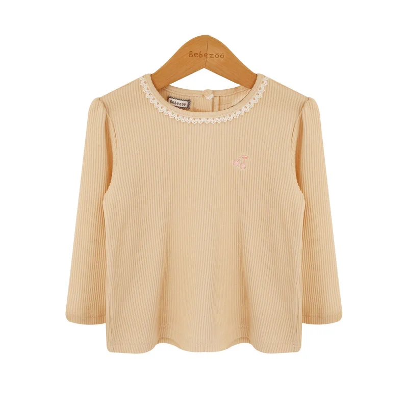 Spring Little Girl Long Sleeve Shirt Tops 2021 Baby Girl Cute Lace Undershirt Children Cotton t Shirt Korean Kids Solid Clothes
Spring Little Girl Long Sleeve Shirt Tops 2021 Baby Girl Cute Lace Undershirt Children Cotton t Shirt Korean Kids Solid Clothes