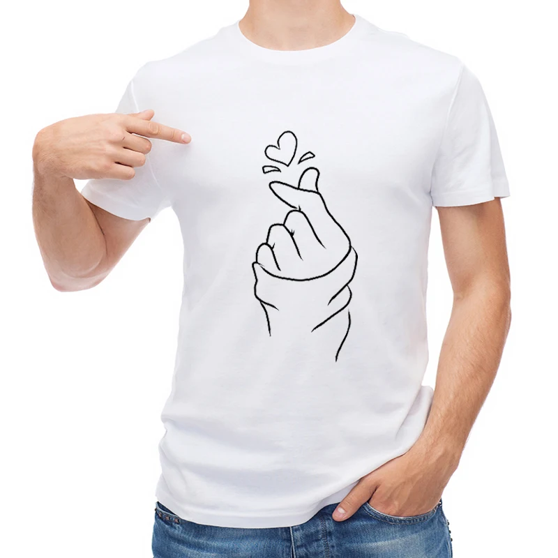 TEEHUB Fashion Cute Heart Printed Men T Shirt Funny Hand Shooting Hearts T-shirt Short Sleeve O-Neck Tops Cool Tees
TEEHUB Fashion Cute Heart Printed Men T Shirt Funny Hand Shooting Hearts T-shirt Short Sleeve O-Neck Tops Cool Tees