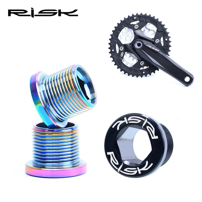 RISK 2pcs 15x12mm Bicycle Splined BB Fixing Bolt Titanium Alloy Screw For MTB Bike Crankset Arm Chain Wheel Cycling Parts Screw
RISK 2pcs 15x12mm Bicycle Splined BB Fixing Bolt Titanium Alloy Screw For MTB Bike Crankset Arm Chain Wheel Cycling Parts Screw