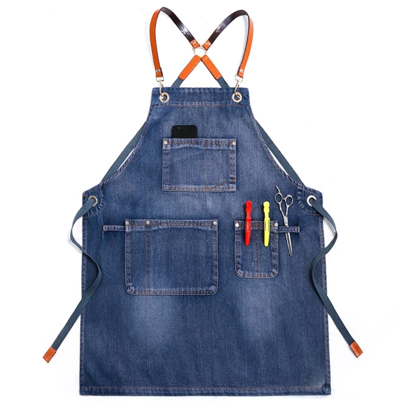 Chef Apron Adjustable Barista Apron with Pockets Kitchen Cooking Baking Aprons 667B
Chef Apron Adjustable Barista Apron with Pockets Kitchen Cooking Baking Aprons 667B