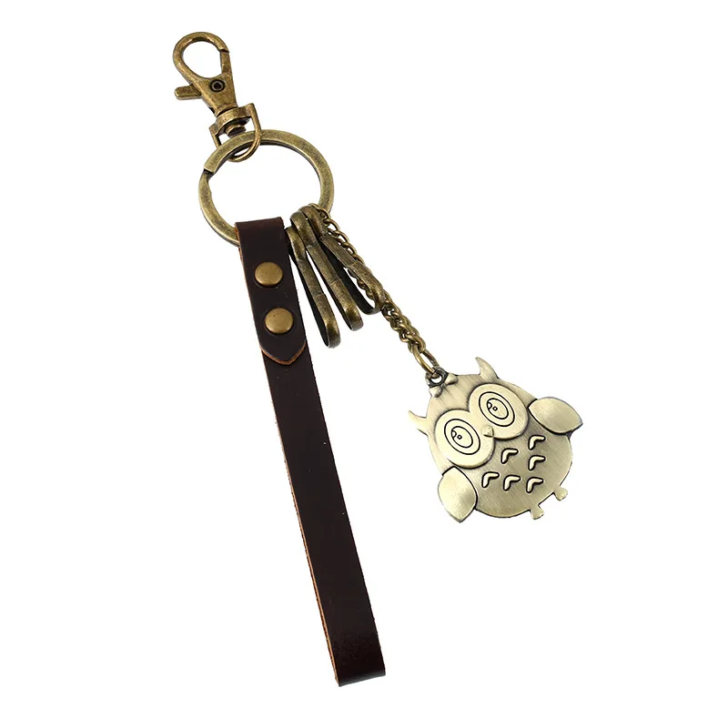 Vintage Bronze Alloy Cartoon Owl Charm Keychains Girl Bag Pendant Men's Car Keyrings Accessories Trendy Key Chain Punk Jewelry
Vintage Bronze Alloy Cartoon Owl Charm Keychains Girl Bag Pendant Men's Car Keyrings Accessories Trendy Key Chain Punk Jewelry