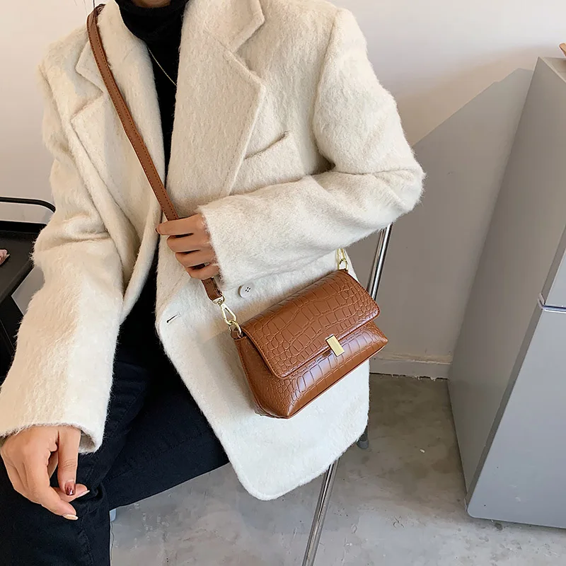 Retro Crocodile Pattern PU Leather Crossbody Bags For Women 2020 Luxury Designer Solid Color Shoulder Bag Ladies Handbags Purses
Retro Crocodile Pattern PU Leather Crossbody Bags For Women 2020 Luxury Designer Solid Color Shoulder Bag Ladies Handbags Purses