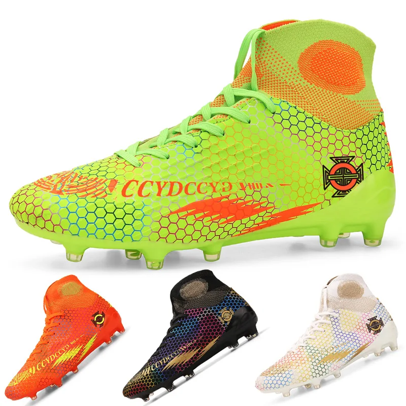 New Arrive Top Quality Soccer Shoes Comfortable Football Boots High Ankle Outdoor Sport Training
New Arrive Top Quality Soccer Shoes Comfortable Football Boots High Ankle Outdoor Sport Training