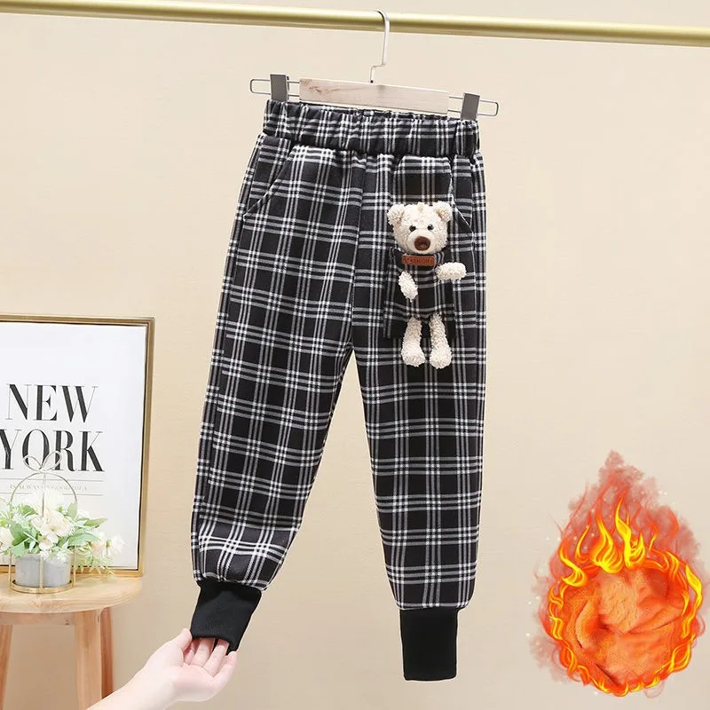 Autumn Winter Pants For Girls Children Sweatpants Kids Thick Velvet Warm Plaid Trousers 2-10 Yrs Baby Girl Leggings Pencil Pants
Autumn Winter Pants For Girls Children Sweatpants Kids Thick Velvet Warm Plaid Trousers 2-10 Yrs Baby Girl Leggings Pencil Pants