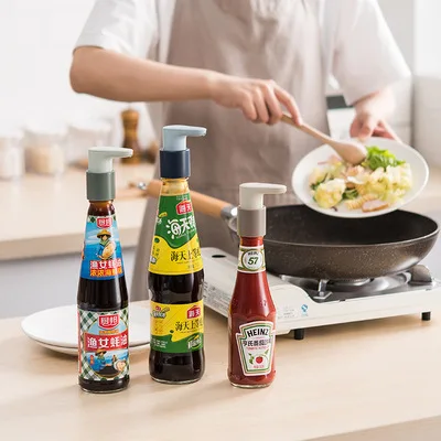 3pcs Kitchen Oyster Sauce Squeezer Seasoning Bottle Pressure Push-type Nozzle Plastic Pump Tools Kitchen Accessories Supplies
3pcs Kitchen Oyster Sauce Squeezer Seasoning Bottle Pressure Push-type Nozzle Plastic Pump Tools Kitchen Accessories Supplies