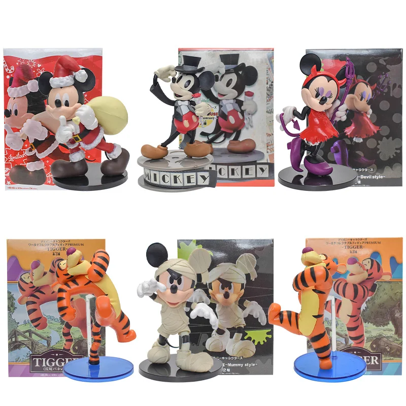 Disney Mickey Mouse Clubhouse Figures Demon Minnie Mouse & Christmas Mickey Mouse Tigger PVC Action Figures Model Doll Toys Gift
Disney Mickey Mouse Clubhouse Figures Demon Minnie Mouse & Christmas Mickey Mouse Tigger PVC Action Figures Model Doll Toys Gift