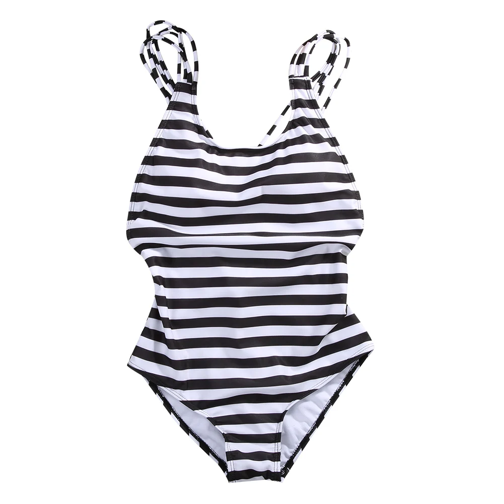 Women's Classic Striped Printed Swimsuit Sleeveless Sling with Chest Pad Halter Strap Jumpsuit Swimsuit
Women's Classic Striped Printed Swimsuit Sleeveless Sling with Chest Pad Halter Strap Jumpsuit Swimsuit