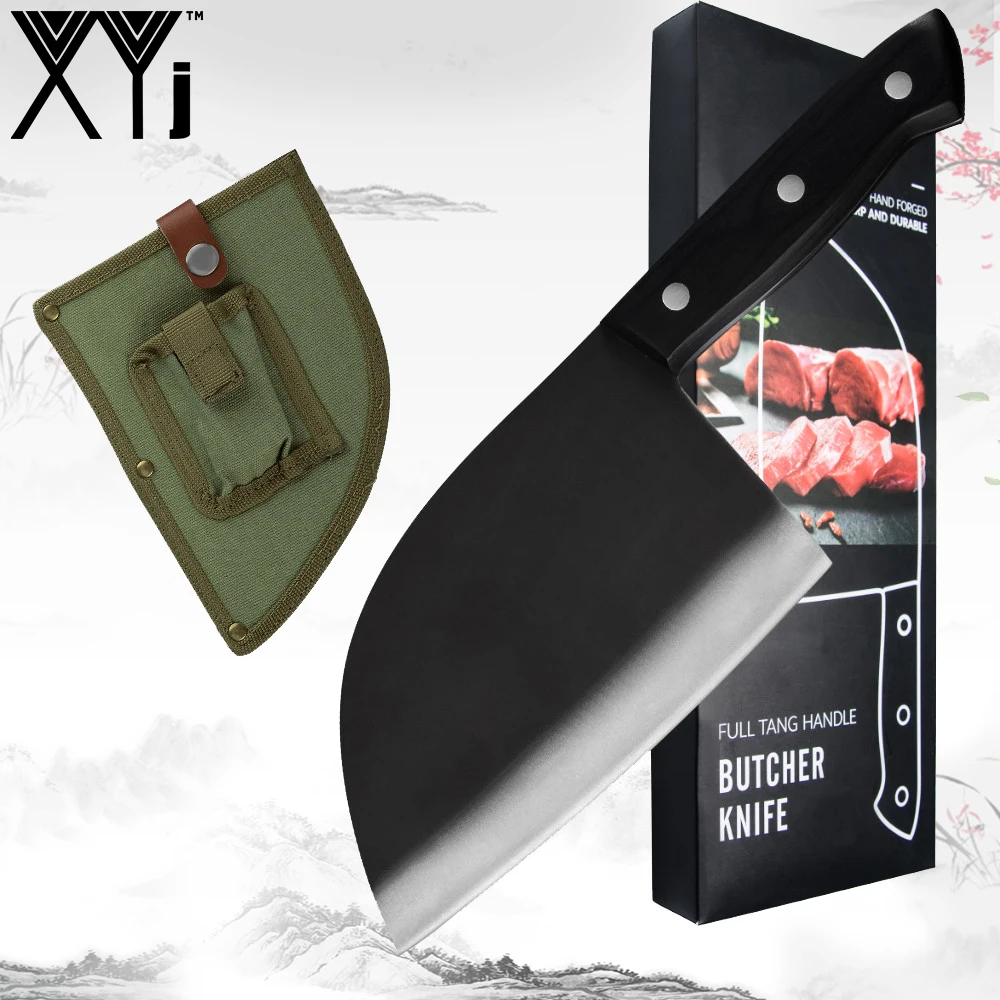 XYj Cleaver Knife,High Carbon Clad Steel Chopper Knife For Home Kitchen And Restaurant With Full Tang Handle,Chop Hard Bones
XYj Cleaver Knife,High Carbon Clad Steel Chopper Knife For Home Kitchen And Restaurant With Full Tang Handle,Chop Hard Bones