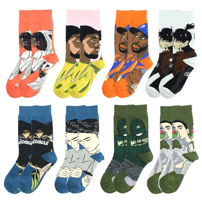 Adult Socks Men Cartoon Sock Man Solid Unisex Casual Cotton Female Figure Head Portrait Autumn Winter Skateboard Sox Skarpetki
Adult Socks Men Cartoon Sock Man Solid Unisex Casual Cotton Female Figure Head Portrait Autumn Winter Skateboard Sox Skarpetki