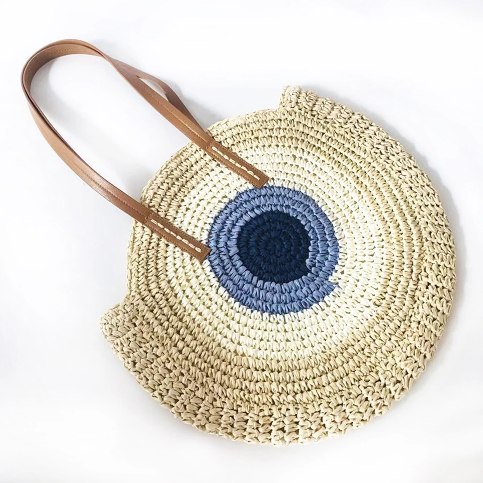 Female's Straw Woven Bag Round Fashion Portable Reusable Home Storage Bags FBS889
Female's Straw Woven Bag Round Fashion Portable Reusable Home Storage Bags FBS889