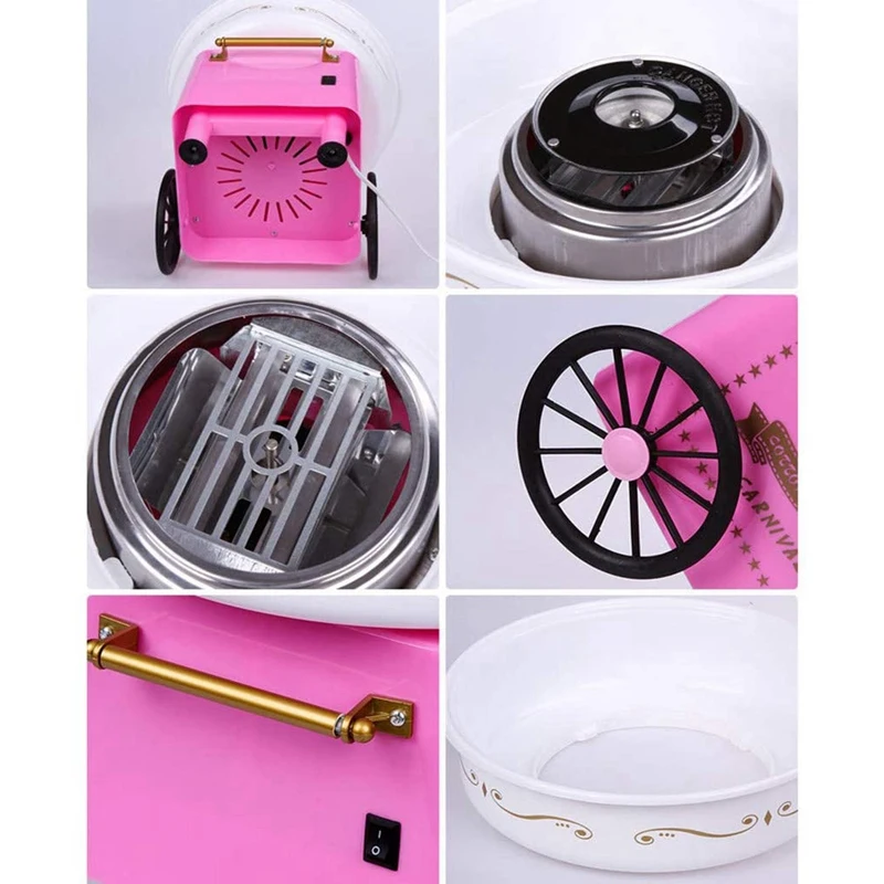 Cotton Candy Machine Countertop Cotton Candy Maker for Kids Perfect for Family Party Halloween Christmas Party
Cotton Candy Machine Countertop Cotton Candy Maker for Kids Perfect for Family Party Halloween Christmas Party