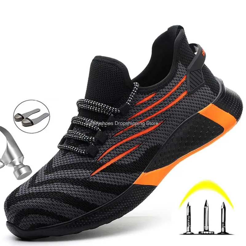 Safety Shoes Men Anti-Stab Work Sneakers Women Steel Toe Indestructible Work Safety Boots Male Protective Footwear 35-50 Unisex
Safety Shoes Men Anti-Stab Work Sneakers Women Steel Toe Indestructible Work Safety Boots Male Protective Footwear 35-50 Unisex