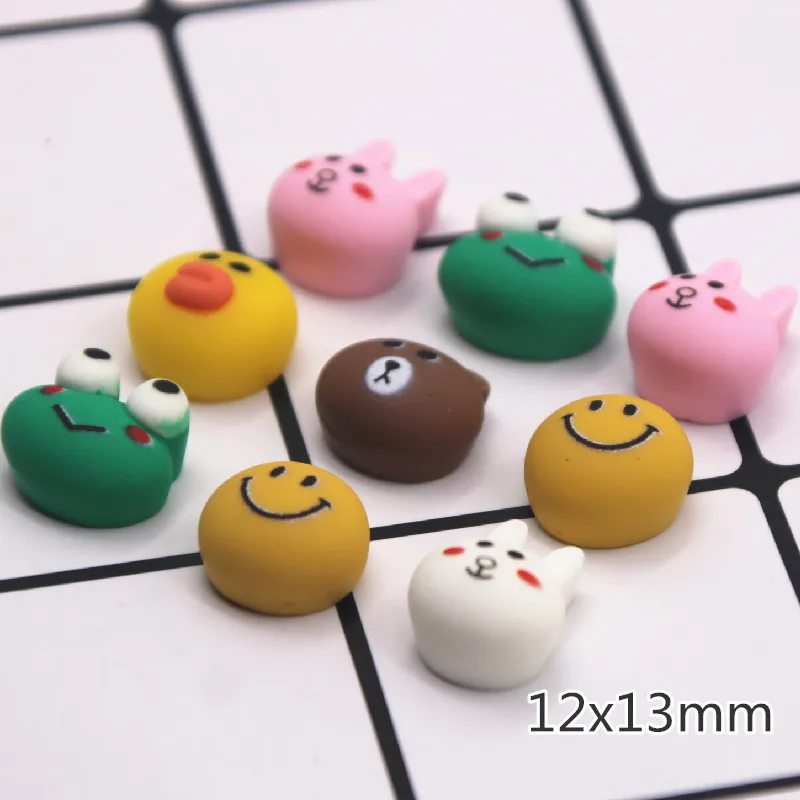 10PCS Transparent/solid color Cute Mix Duck/Bear/rabbit/frog Flat back Resin Cabochons Scrapbooking Decoration Accessories
10PCS Transparent/solid color Cute Mix Duck/Bear/rabbit/frog Flat back Resin Cabochons Scrapbooking Decoration Accessories