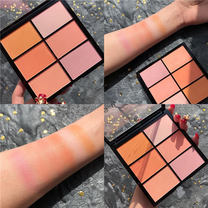 Face Blush Palette Easy To Wear 6 Colors Natural Powder Rouge Cheek Red Makeup Blusher Palette Durable Colors Blush Face Makeup
Face Blush Palette Easy To Wear 6 Colors Natural Powder Rouge Cheek Red Makeup Blusher Palette Durable Colors Blush Face Makeup