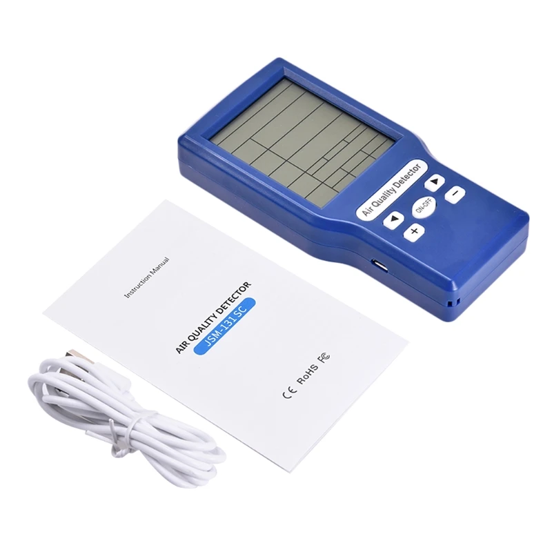Air Quality Monitor Excellent Tester for CO2 Formaldehyde TVOC PM2.5/PM10 Multifunctional Air Gas Detector for Home
Air Quality Monitor Excellent Tester for CO2 Formaldehyde TVOC PM2.5/PM10 Multifunctional Air Gas Detector for Home