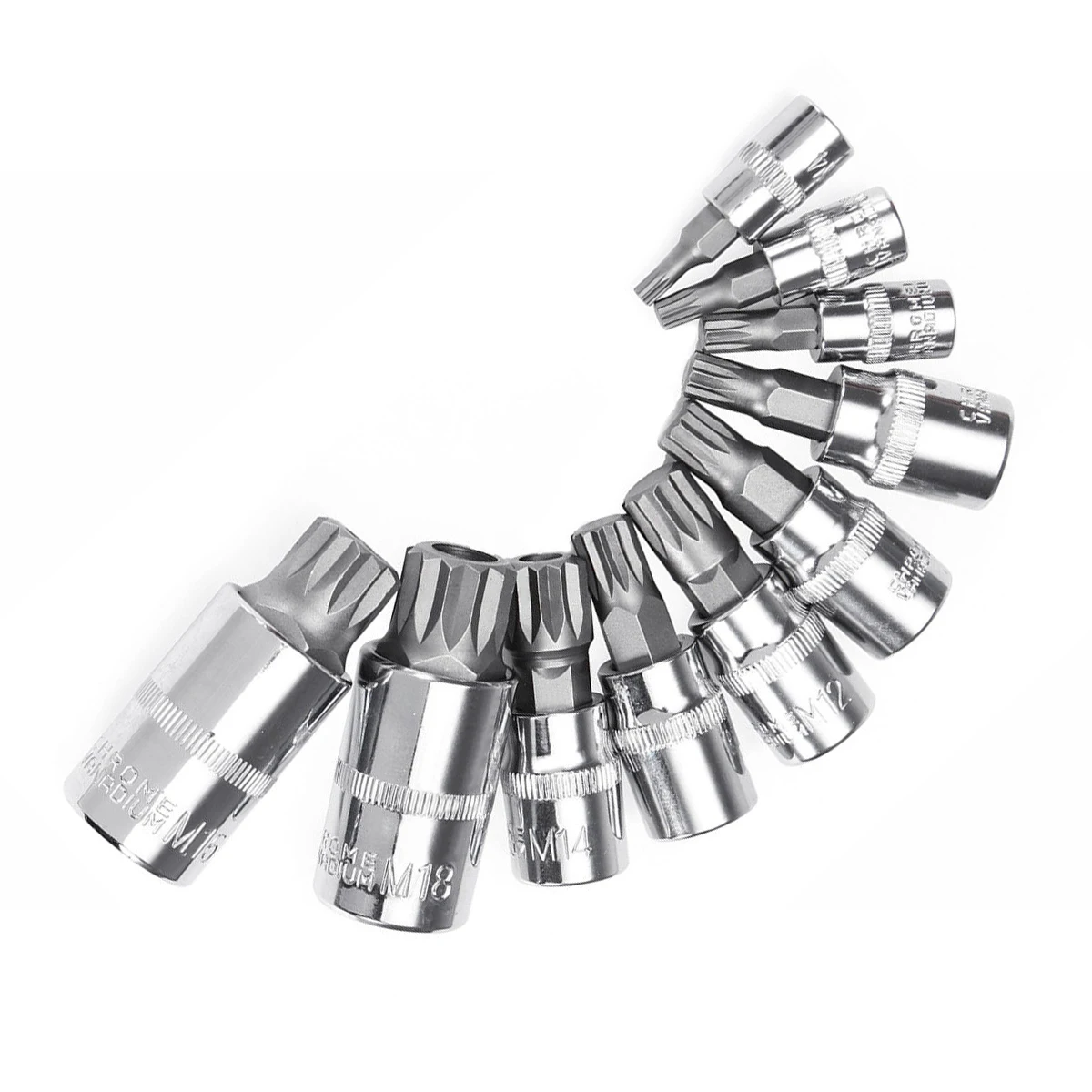 10X XZN 12 Point MM Triple Square Spline Bit Socket Set Tamper Proof Durable B1
10X XZN 12 Point MM Triple Square Spline Bit Socket Set Tamper Proof Durable B1