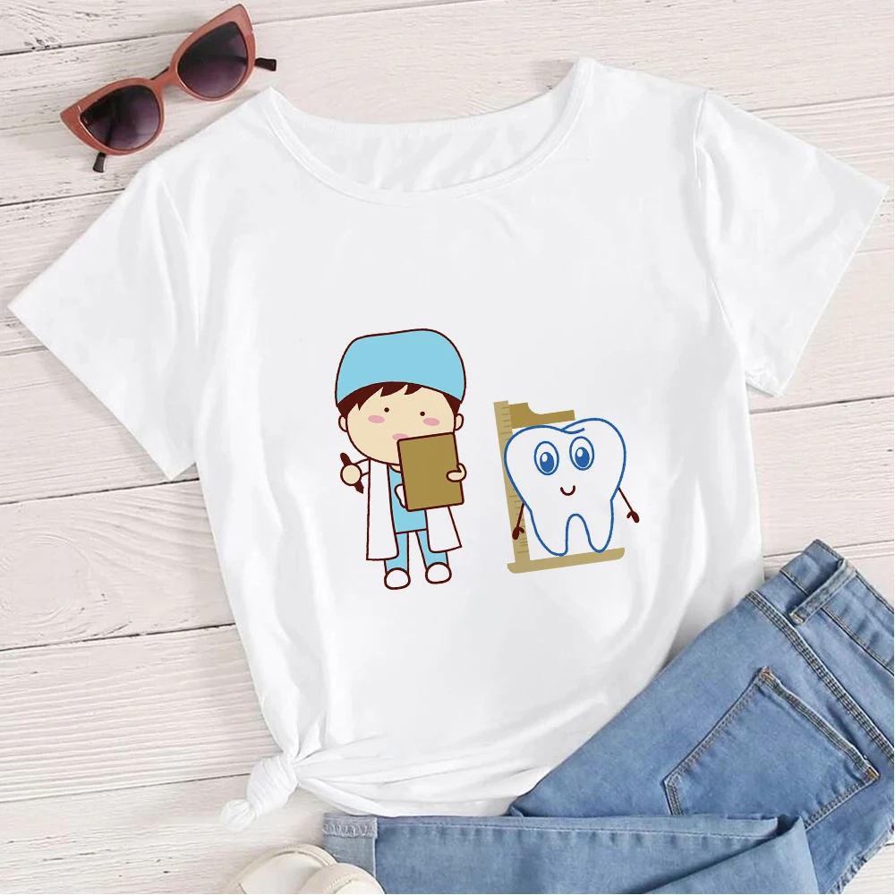 Animal Women T Shirt Beautiful Popular Tooth And Dentist Graphic Printed Clothing Top Spring And Summer Simplicity New Tshirt
Animal Women T Shirt Beautiful Popular Tooth And Dentist Graphic Printed Clothing Top Spring And Summer Simplicity New Tshirt