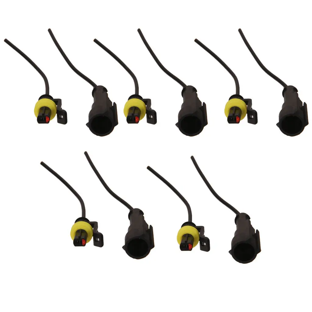 10 Kit 1 Pin Way Car Sealed Waterproof Electrical Connector Plug Terminals with Wire AWG
10 Kit 1 Pin Way Car Sealed Waterproof Electrical Connector Plug Terminals with Wire AWG