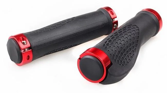 2pcs/1 Pair Anti-Skid Handle Grip Rubber Bicycle Grips Lock On Bicycle Handlebars Grips Reflective 2.2cm Sheath Shock Absorption