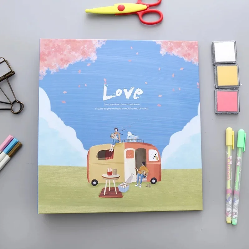 PA29 Paper cover beautiful black or white sheets Photo album DIY manual creative film cover pasting lovers romantic photo album
PA29 Paper cover beautiful black or white sheets Photo album DIY manual creative film cover pasting lovers romantic photo album