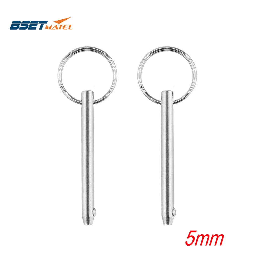 2PCS 5mm Marine Grade 316 Stainless Steel Quick Release Ball Pin for Boat Bimini Top Deck Hinge Marine hardware Boat
2PCS 5mm Marine Grade 316 Stainless Steel Quick Release Ball Pin for Boat Bimini Top Deck Hinge Marine hardware Boat