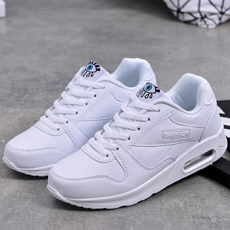 Women Fashion Sneakers Air Cushion Sports Shoes Pu Leather Blue Shoes White Pink Outdoor Walking Jogging Shoes Female Trainers
Women Fashion Sneakers Air Cushion Sports Shoes Pu Leather Blue Shoes White Pink Outdoor Walking Jogging Shoes Female Trainers