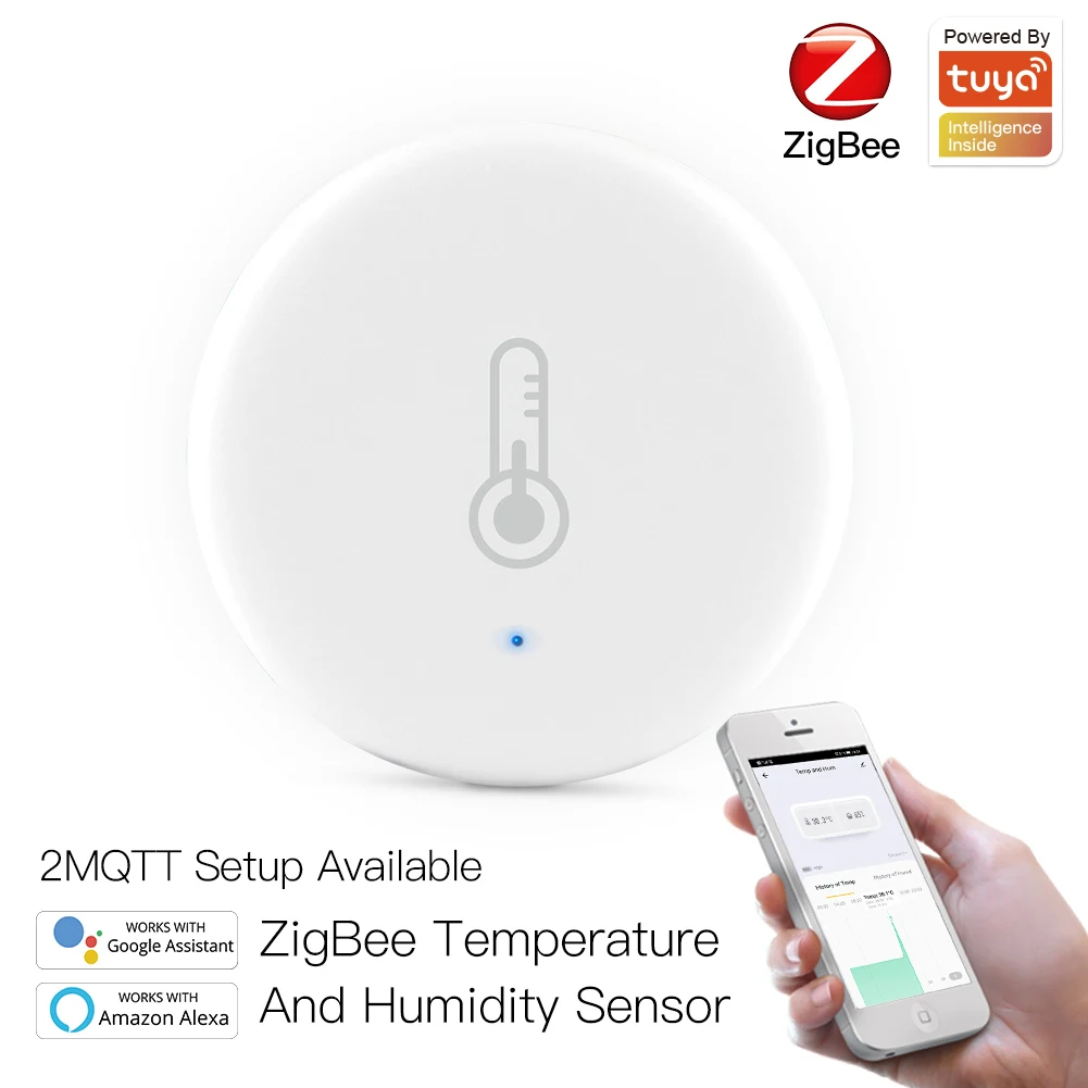 Tuya Smart ZigBee 3.0 Smart Temperature And Humidity Sensor Battery Powered Security With Tuya Smart Life App Alexa
Tuya Smart ZigBee 3.0 Smart Temperature And Humidity Sensor Battery Powered Security With Tuya Smart Life App Alexa