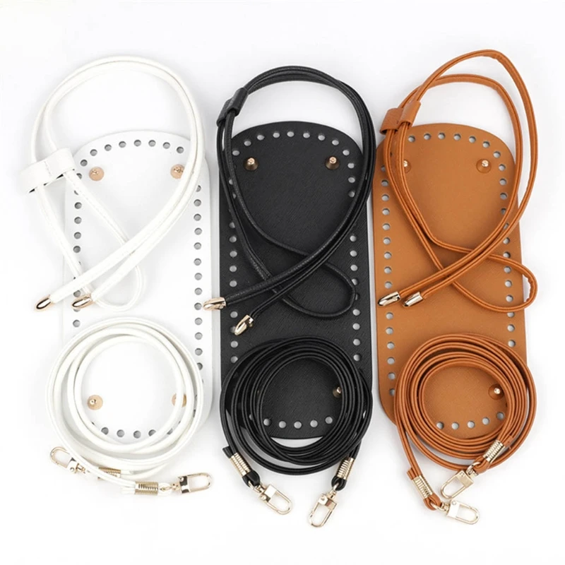 3pcs PU Leather Flat Bag Bottom Drawstring Strap Women Bags Handmade DIY Accessories for Knitting Crochet Bag
3pcs PU Leather Flat Bag Bottom Drawstring Strap Women Bags Handmade DIY Accessories for Knitting Crochet Bag