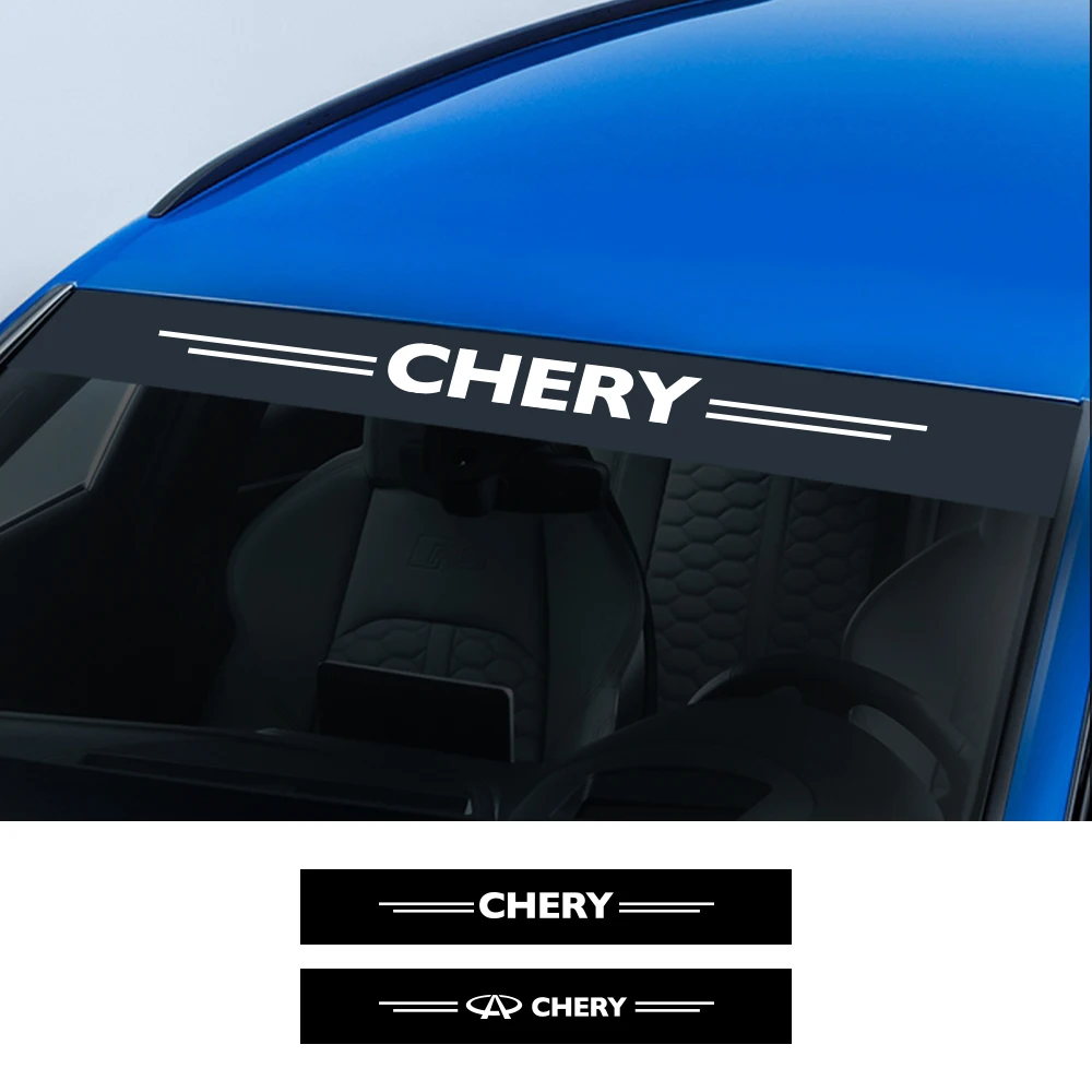 

Автомобильная наклейка на переднее и заднее лобовое стекло для CHERY TIGGO 5 A1 A3 A5 QQ KIMO INDIS JAGGI, аксессуары для автотюнинга, виниловая пленка, накле...
