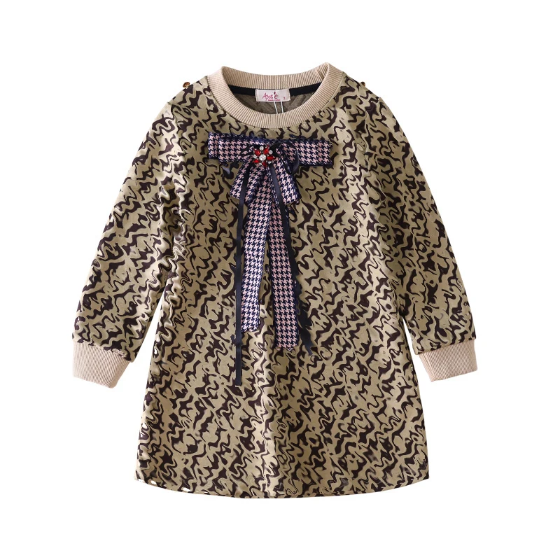 New Summer 2021 kids clothes fashion brand letter f style long sleeve baby girls printing dress 2-8 years
New Summer 2021 kids clothes fashion brand letter f style long sleeve baby girls printing dress 2-8 years