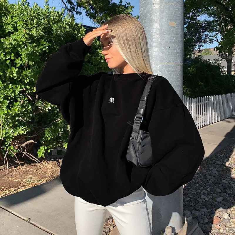 MyZyQg Women Casual Sweatshirt Full Sleeve Embroidery Sweatshirts Female Hoodies Leisure Streetwear Clothes
MyZyQg Women Casual Sweatshirt Full Sleeve Embroidery Sweatshirts Female Hoodies Leisure Streetwear Clothes