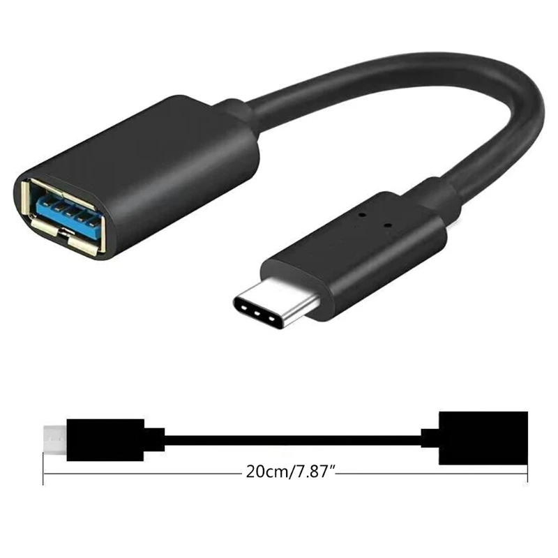 USB 3.0 Type C Male To Female USB A Adapter for Laptop Phone Tablet Camera, Extender Converter Cable Cord 20cm/7.8in
USB 3.0 Type C Male To Female USB A Adapter for Laptop Phone Tablet Camera, Extender Converter Cable Cord 20cm/7.8in
