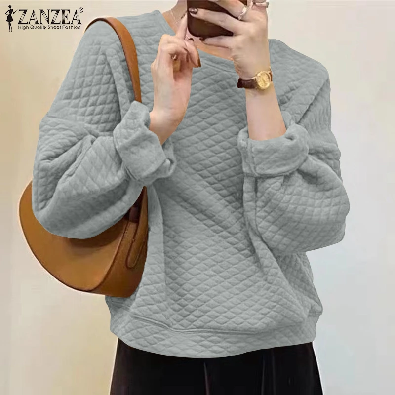 Oversized ZANZEA Women Harajuku Sweatshirts 2022 Spring Autumn Long Sleeve Pullovers Casual Solid Loose Tops Female Streetwears
Oversized ZANZEA Women Harajuku Sweatshirts 2022 Spring Autumn Long Sleeve Pullovers Casual Solid Loose Tops Female Streetwears
