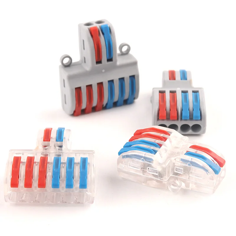 Quick Wiring Cable Connector SPL-42/62 Universal Mini Compact Push-in Cable Wiring Conductor 2 In 4/6 Out Terminal Block
Quick Wiring Cable Connector SPL-42/62 Universal Mini Compact Push-in Cable Wiring Conductor 2 In 4/6 Out Terminal Block