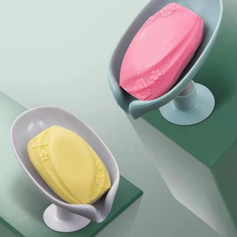 Plastic Leaf Shape Drain Soap Box Creative Holder Stand Soap Dish Multifunction Suction Cup Storage Rack Bathroom Organizer Tool
Plastic Leaf Shape Drain Soap Box Creative Holder Stand Soap Dish Multifunction Suction Cup Storage Rack Bathroom Organizer Tool
