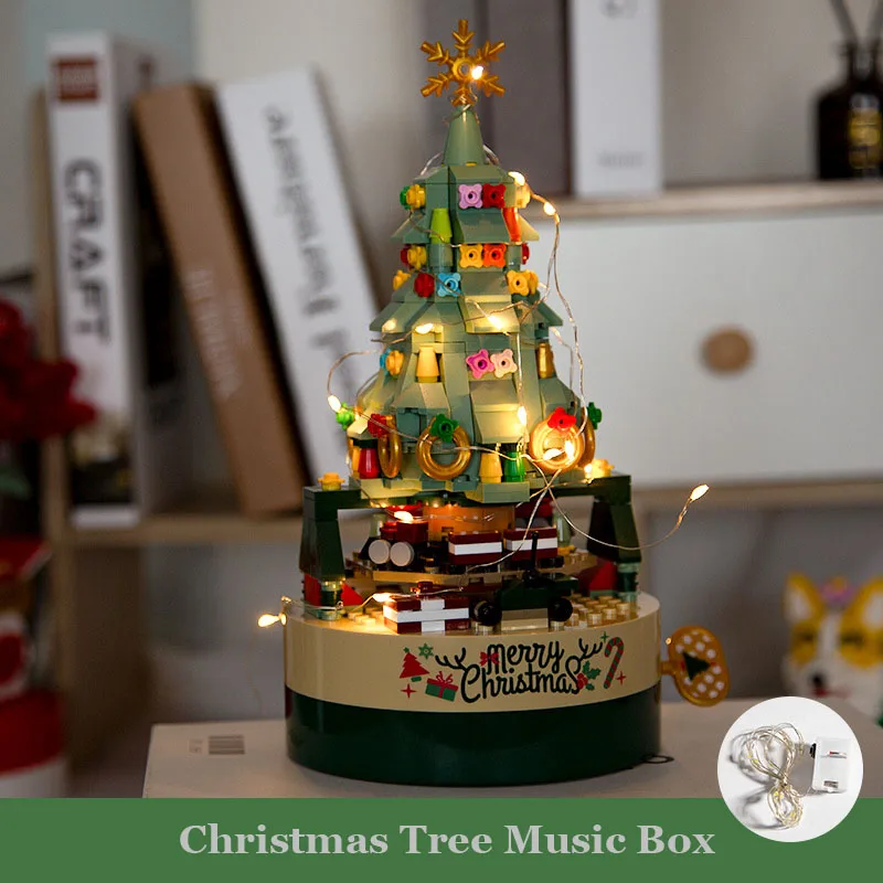 Huiou Buliding Blocks For Christmas Three Music Box ABS Toy Bricks Assembing For Children Gift Snowman And Gingerbread House DIY
Huiou Buliding Blocks For Christmas Three Music Box ABS Toy Bricks Assembing For Children Gift Snowman And Gingerbread House DIY
