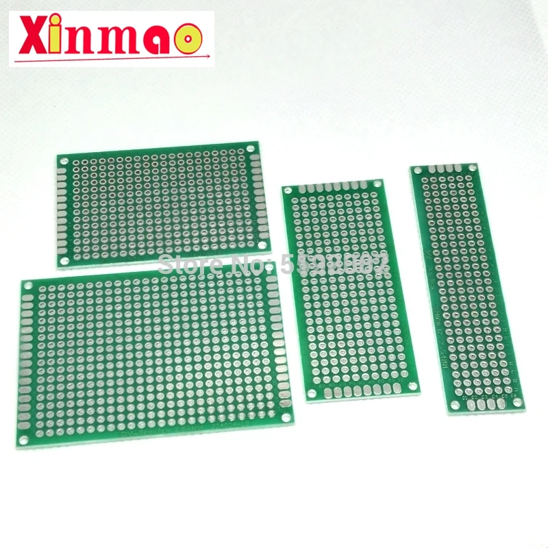 4PS/Lot 5x7 4x6 3x7 2x8cm Double Side Prototype Diy Universal Printed Circuit PCB Board Protoboard pcb kit 3*7 4*6 5*7 Connector 
4PS/Lot 5x7 4x6 3x7 2x8cm Double Side Prototype Diy Universal Printed Circuit PCB Board Protoboard pcb kit 3*7 4*6 5*7 Connector